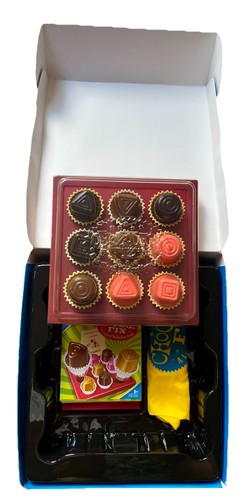 ThinkFun Chocolate Fix: Logical Deduction Game Board 100% Complete Candy-IN BOX! - Picture 2 of 4