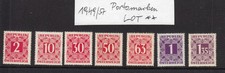 Österreich 1949/57, Portomarken mit Ziffernzeichnung, LOT postfrisch
