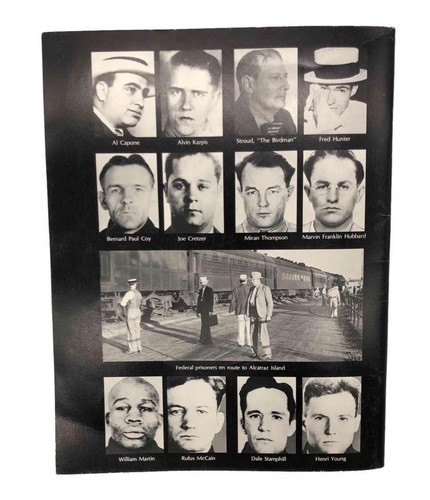 Alcatraz Federal Penitentiary 1934-1963 History Book Island Prisoner Bios Escape - Imagen 2 de 9