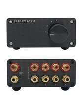 RCA Switch Stereo 4 in 1 Out Audio Signal Source Switcher HiFi Input Selector...