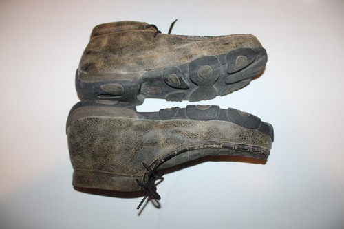 Twisted X Men's Caiman Print Steel Saftey Moc Toe Brown Size 10.5 W Lace Up - Picture 8 of 10