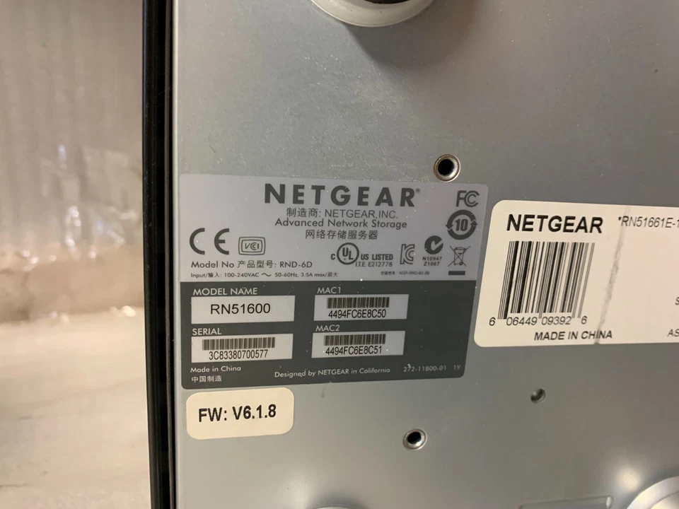 NETGEAR ReadyNAS RN51600 6-Bay | No HDD - Image 2 of 4