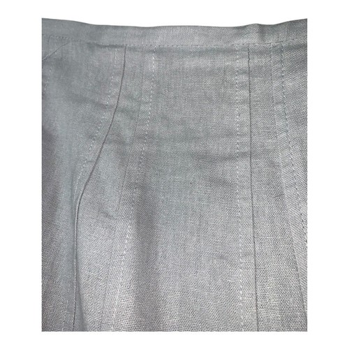 Vtg Carole Little Women's Linen Blend Light Weight Flare Paneled A-Line Skirt 16 - Picture 8 of 9
