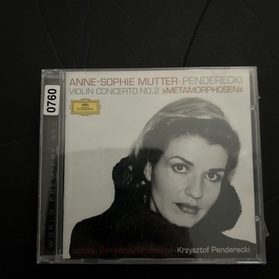 ANNE-SOPHIE MUTTER violin PENDERECKI Concerto #2 & BARTOK Sonata #2 - 760