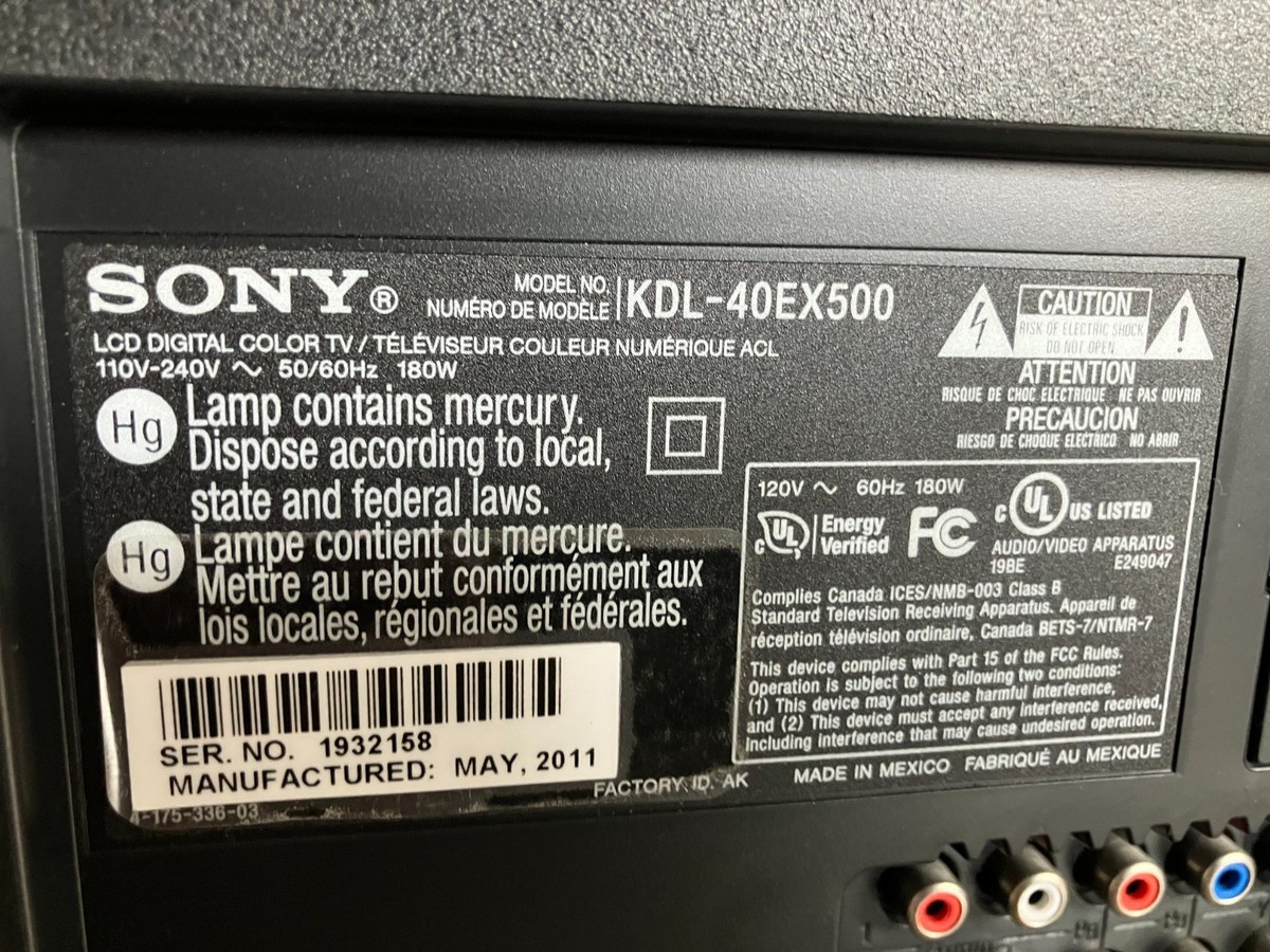 Sony KDL-40EX500 40