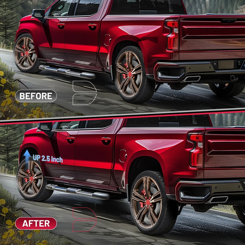 2.5" inch Leveling Lift Kit Fits Ford F-450 Super Duty 2011-2019 6.8L V10 - Image 4 of 4