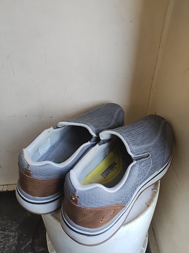 Skechers Relaxed Fit Air Cooled Memory Foam GogaMat Arch 204376 Mens Sz 11.5 - Picture 5 of 24