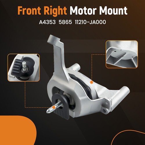 Kit de montaje de motor y transmisión 4x para Nissan Altima 2,5 L 2007-2015 2016 CVT automático - Imagen 4 de 16