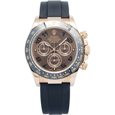 Rolex Daytona 116515LN Auto 18k Rose Gold Chocolate Arabic Dial Men's Watch 40mm