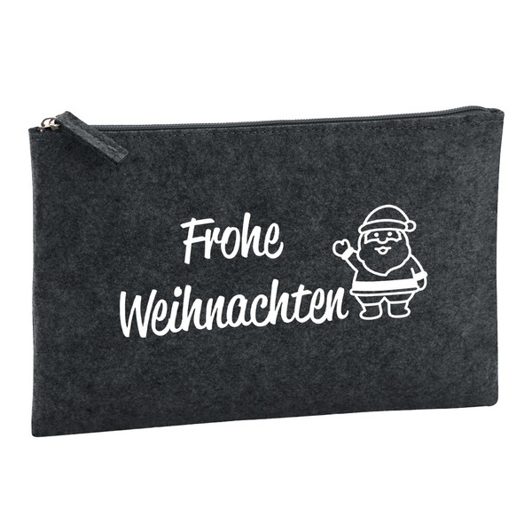 Kulturbeutel Frohe Weihnachten Weihnachtsmann Geschenkidee Frohe Weihnachten Ges-image