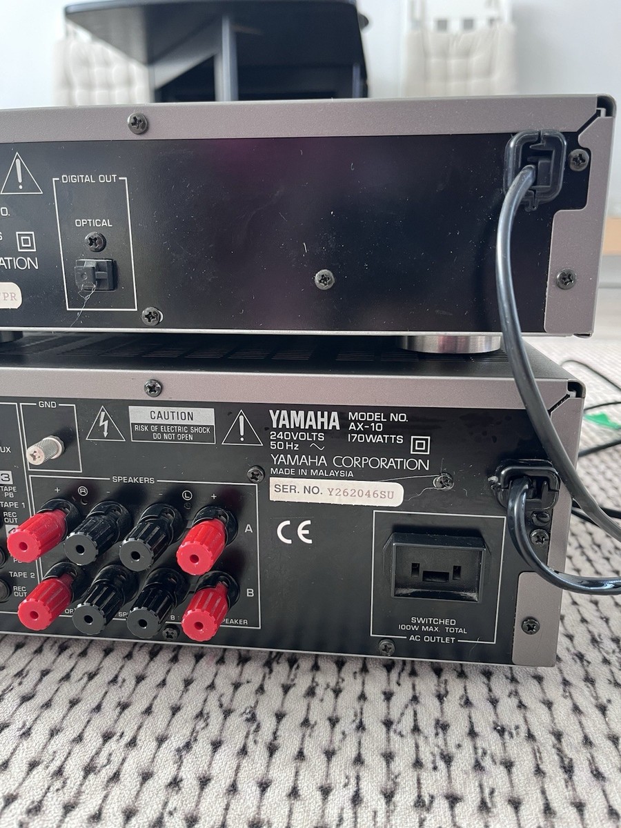 Yamaha AX-10 Stereo Amplifier Home Audio End Yamaha CDX-10 15