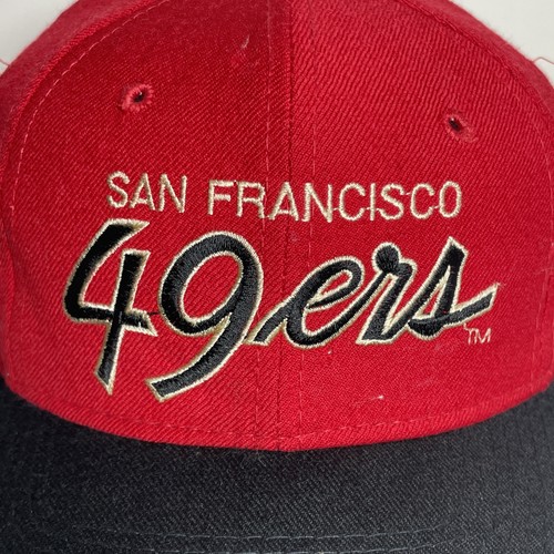 Cappello Berretto Vintage San Francisco 49ers Specialità Sportive NFL Doppia Linea Scritta - Foto 3 di 15