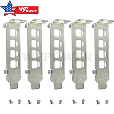 5pcs New Low Profile Bracket for NVIDIA Quadro K1200 NVS 510 P400 P600 P1000 US