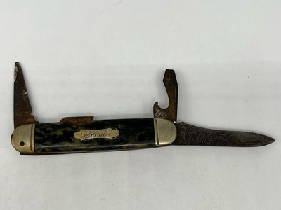 OLD VINTAGE IMPERIAL PROVIDENCE RI SCOUT UTILITY CAMP KNIFE