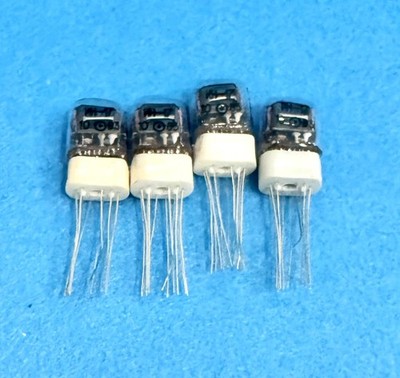 Lot of 4 IN-17 ИН-17 Nixie Tube, 9mm Digit Glow Indicator NEW SAME DATE
