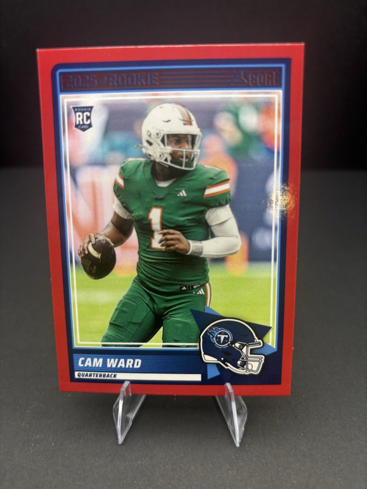 2025 Score - Rookies Cameron Ward #13 Red (RC)