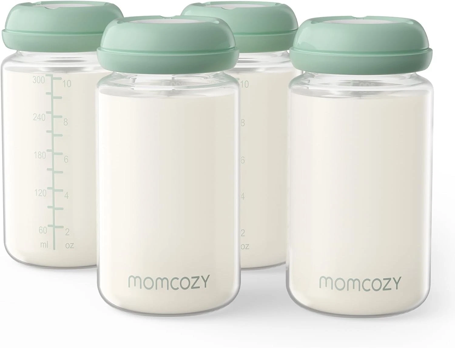 Momcozy Natural Baby Bottle, 11 Oz Wide-Neck Breast Milk Container, Breastmilk