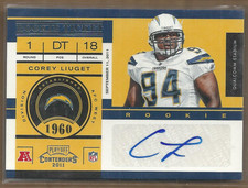 2011 Playoff Contenders #121 Corey Liuget AU RC Auto - NM-MT