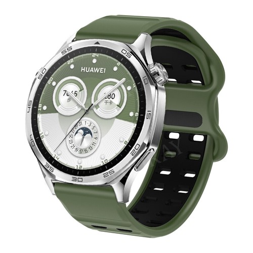 22mm Silikon Sport Armband For Huawei Ersatz Universell Smartwatch Uhrenarmband - Bild 6 von 63