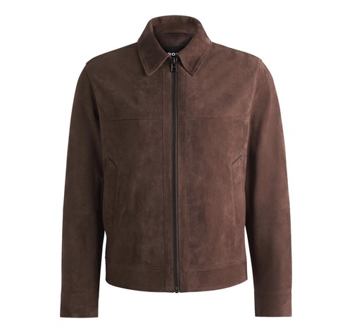 Boss Jacke Aus Weich Wildleder H-Malbano5 50528014 Brown - Bild 1 von 6
