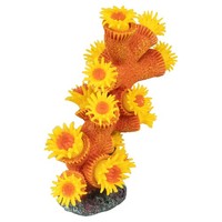 Aqua Della Tubastrea Orange Plastikpflanze 12,5X6X16Cm Aquarium Deko