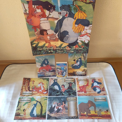 Disney's Dschungelbuch   Plakat A1 8×Aushangfoto/Lobby Card A4 +VHS Buena Vista