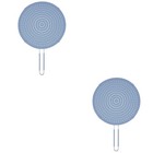 2 stücke Silikontopf Splatters-Bildschirm-Öldicht-Deckel-Bratpfanne Öl Splatter