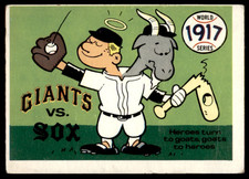 1970 Fleer World Series #14  1917  Giants vs White Sox   VG (See Back)