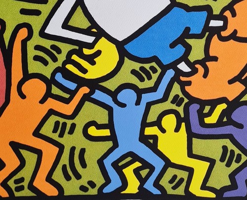 KEITH HARING * Andy Mouse * 70 x 50 cm * signed lithograph * limited # 26/150 - Bild 5 von 9