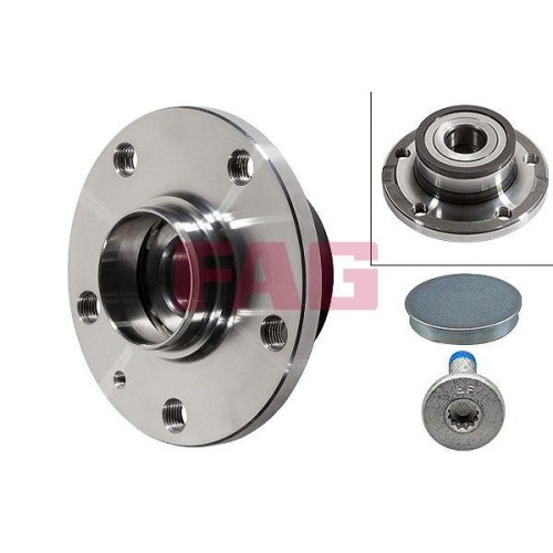 Radlagersatz Schaeffler Fag 713 6109 60 FüR Audi Seat Skoda Vw Hinterachse-image