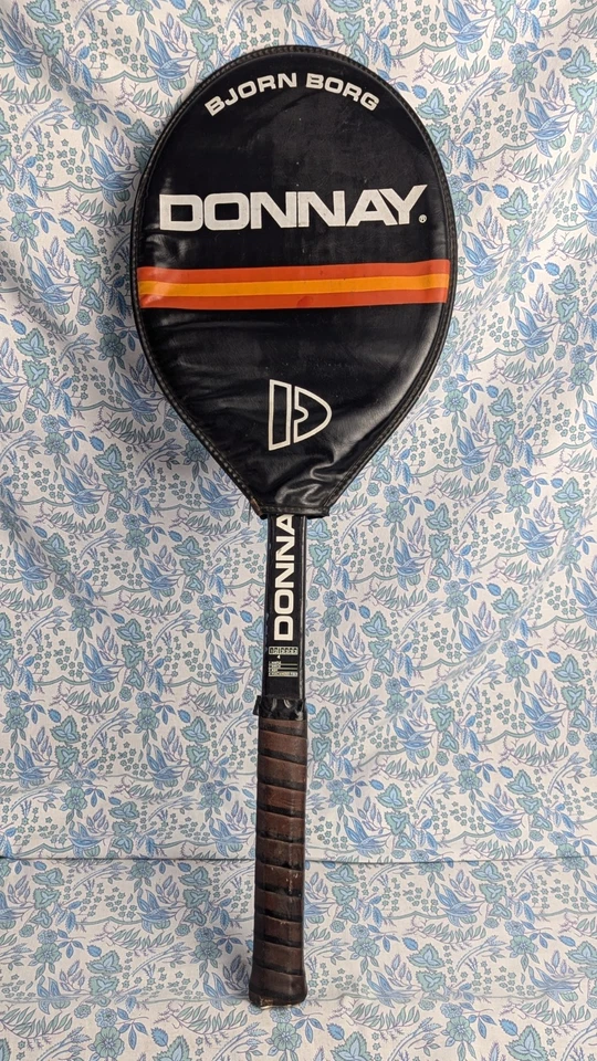 Raquette De Tennis Vintage Allwood Björn Borg Superlight - Made in Belgium - Photo 2/4