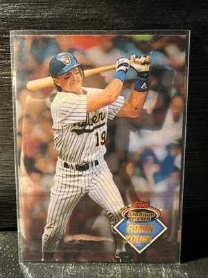 1993 Topps Stadium Club Season Milestones Robin Yount #1 HOF