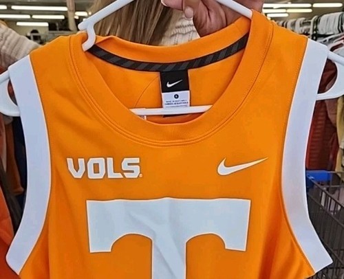 Nike Größe SM Tennessee Vols Smokey Trikot UT Basketball Y2K #0 Neu ohne Etikett - Bild 2 von 3