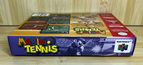 De colección Mario Tennis Nintendo 64 N64 Completo CIB Auténtico con Caja y Manual - Imagen 8 de 12