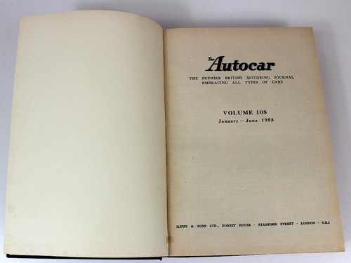 Das Autocar Magazin gebunden Band 108 Januar-Juni 1958 KFZ Autotransport - Bild 2 von 5