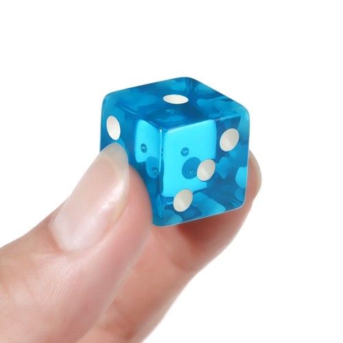 10PCs/set Toy Gift Board Game Entertainment Dice Acrylic Dices - Picture 10 of 12