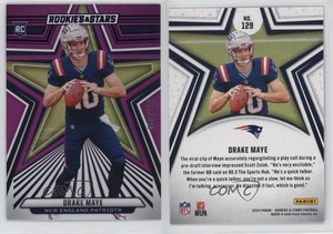 2024 Panini Rookies & Stars Rookies Purple /299 Drake Maye #129 RC