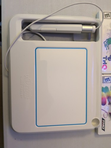 Nintendo Wii Spiel Tablet mit U Draw Studio & SpongeBob Schwammkopf Konvolut Lot  - Bild 2 von 13