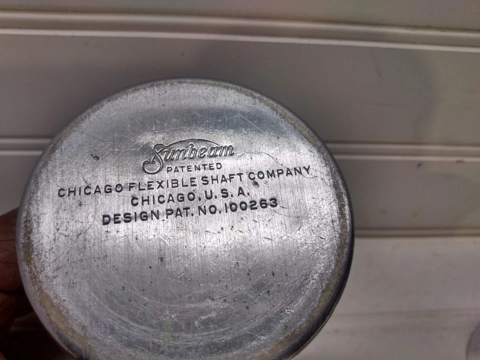 Crema y azucarero Sunbeam Chicago flexible acero cromado modelo 14 sin tapa Foto 3 de 4