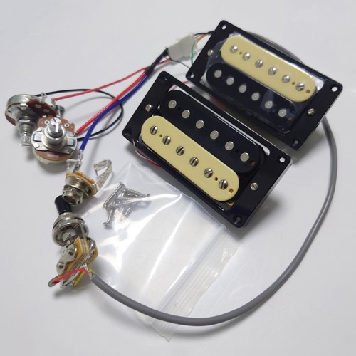 Guitar Humbucker Pickup Electric Guitar Pickup Set 4C For Gibson LP - Picture 16 of 50