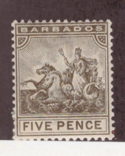 British Colonies Barbados Scott# 110  MH  wmk.CCA