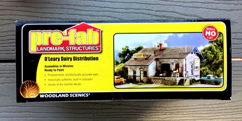 WOODLAND SCENICS 1/87 HO O'LEARY DAIRY DISTRIBUTION PRE-FAB STRUCTURE PF 5185 FS - Picture 15 of 21