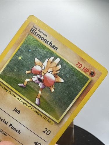 1999 Pokémon Game Base Set Hitmonchan Holo 7/102 - Picture 11 of 24