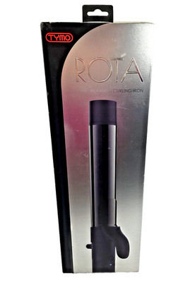 TYMO ROTA Ionic Rotating Curling Iron, Black, NEW IN BOX