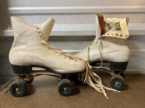 Betty Lytle Styled By Hyde Roller Skates Ware Bro Chicago White Size 9 - Picture 19 of 24