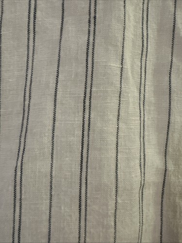 NEW Banana Republic Linen Womens L/S XL Oversized White Blue Striped - Bild 4 von 6