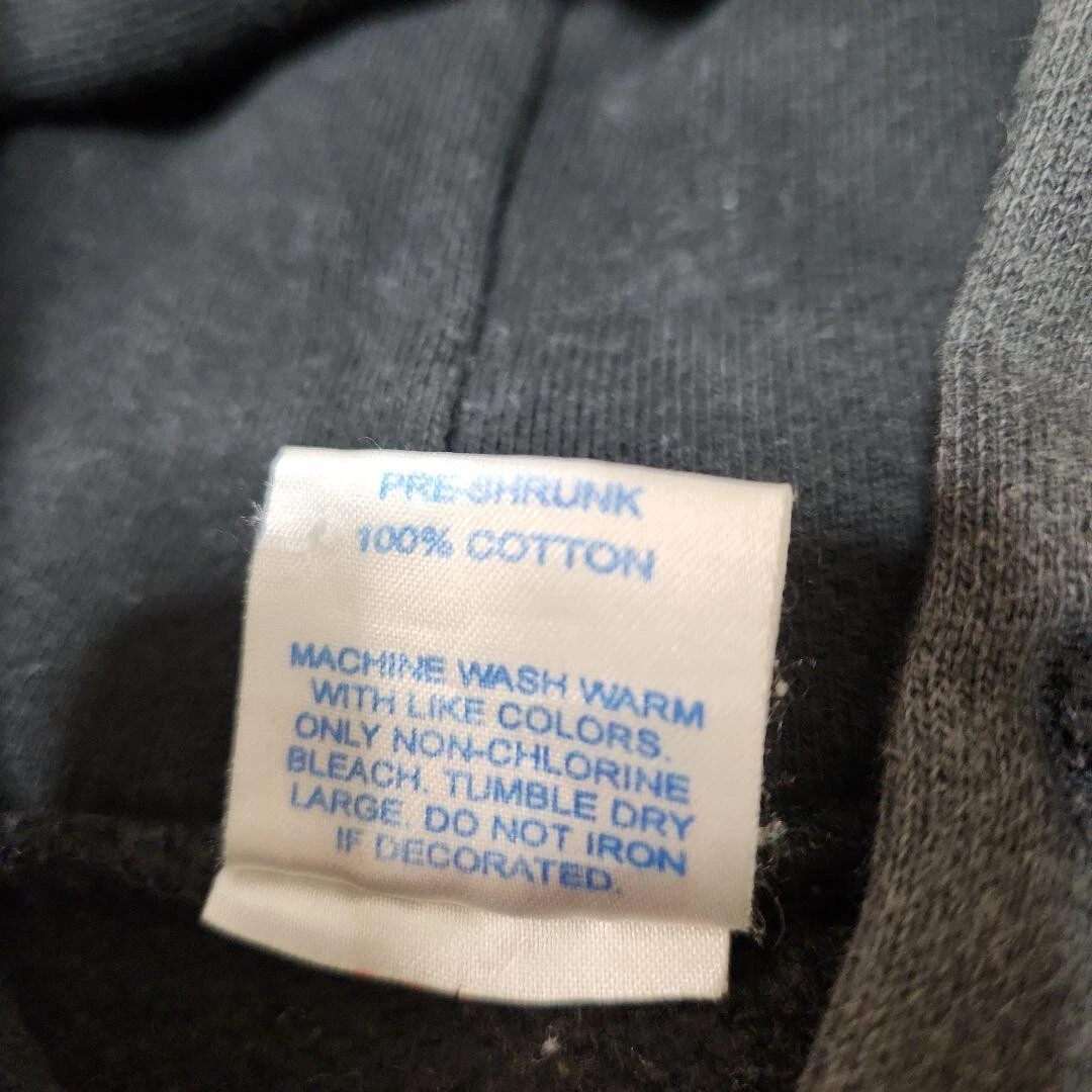Felpa Supreme 2001 USA con cappuccio colore nero vintage taglia L usata