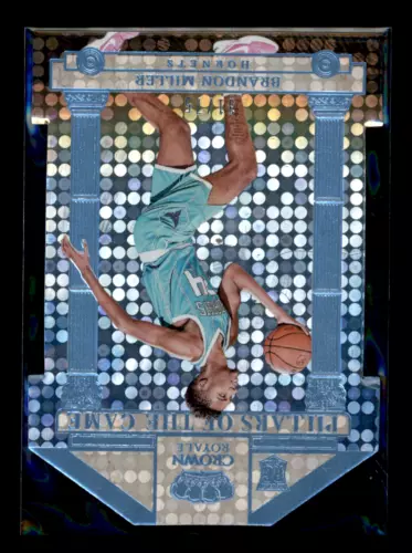 2023-24 Panini Crown Royale Pillars of the Game Brandon Miller #12 Blue 31/75 RC