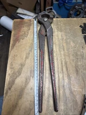 Vintage CHANNELLOCK Nippers Puller Blacksmith Farrier 14" Hoof Pliers 22JS2266