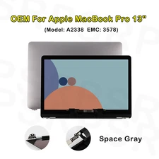 Gray OEM Screen For Macbook Pro A2338 LCD Display+Top Parts Replace Assembly USA